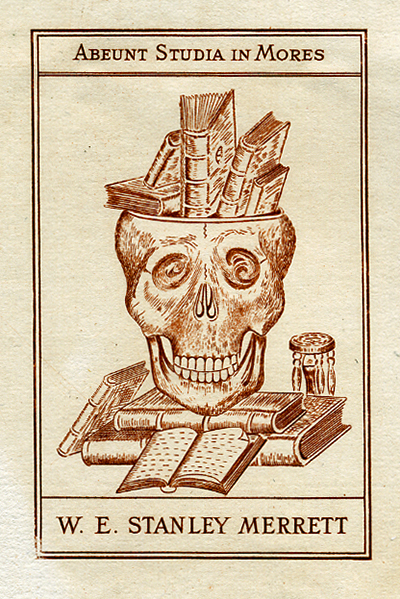 Skull Ex Libris Stamp