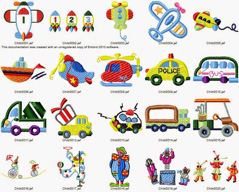 download Children machine embroidery 40 designs download free designs