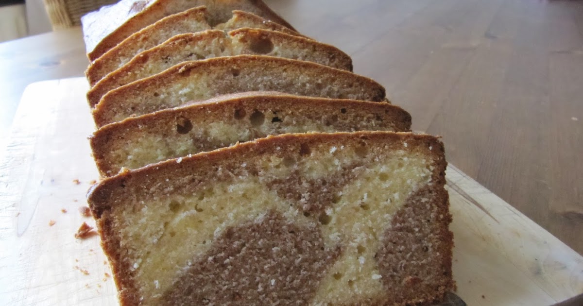 Bakker van taartjes Speculaas marmercake