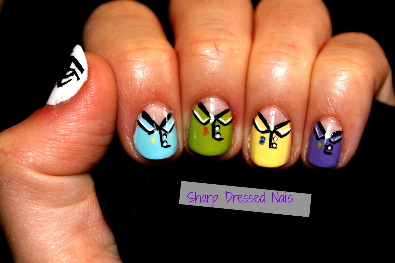 Sharp Dressed Nails Polo Ralph Lauren Inspired Nails