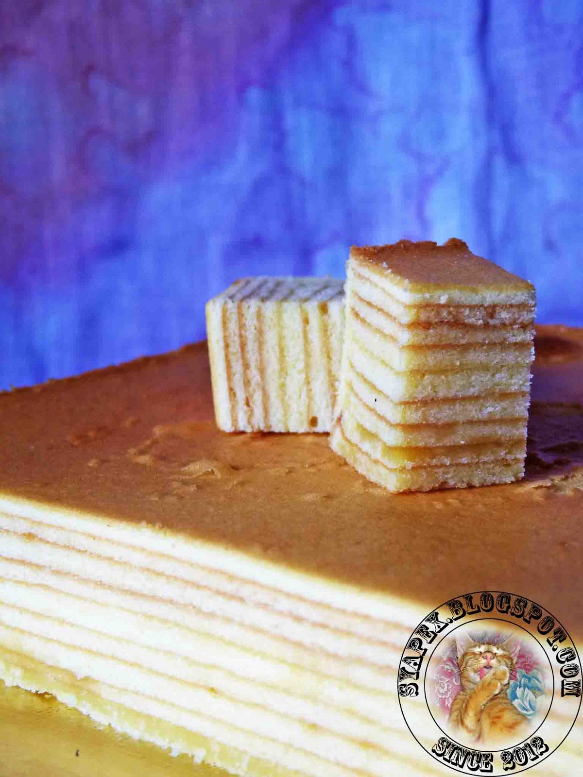 syapex kitchen Kek Lapis Keju ( Cheese Layered Cake )