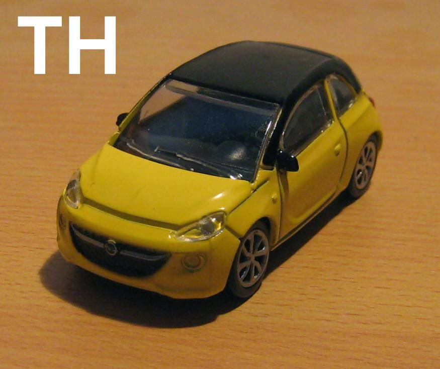 Diecast Modellautos Alle Lieben Adam Opel Adam Farbgebung Sunny Yellow Noname Produkt Aktuelles Modell 14