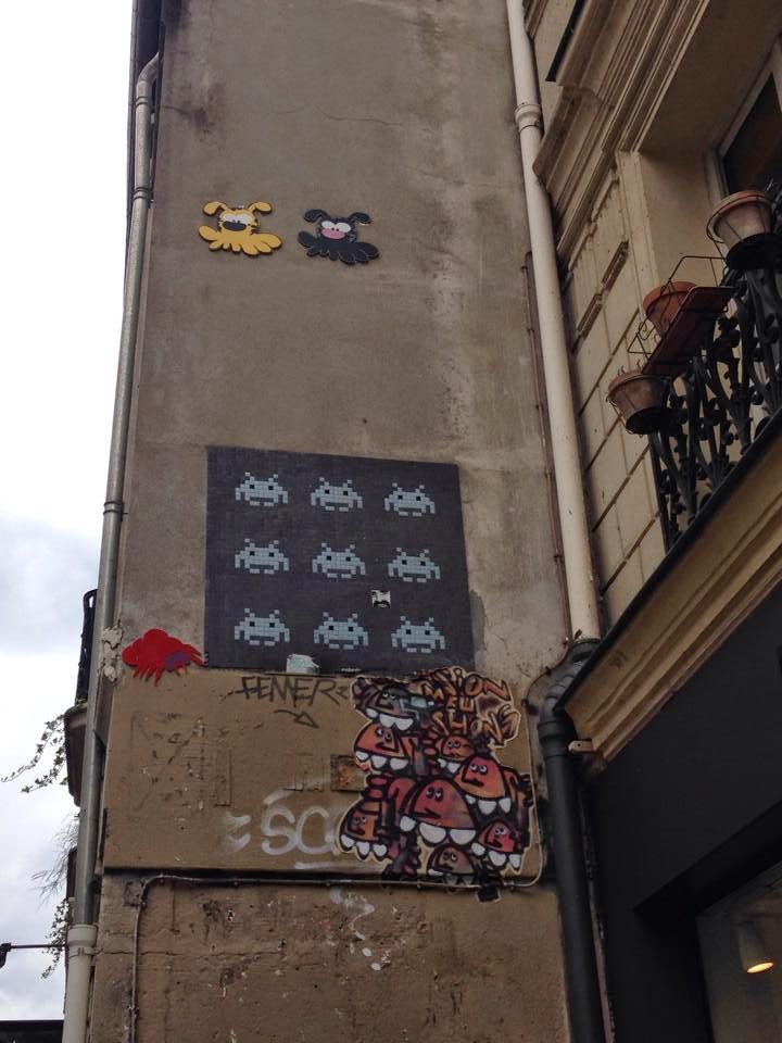 Streetart, Urbanart, Space Invader, France
