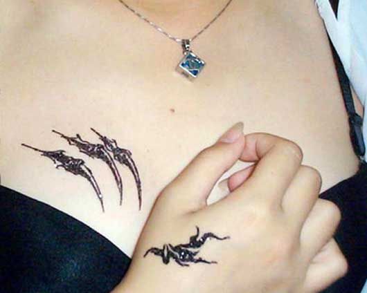 Butterfly Hand Tattoos
