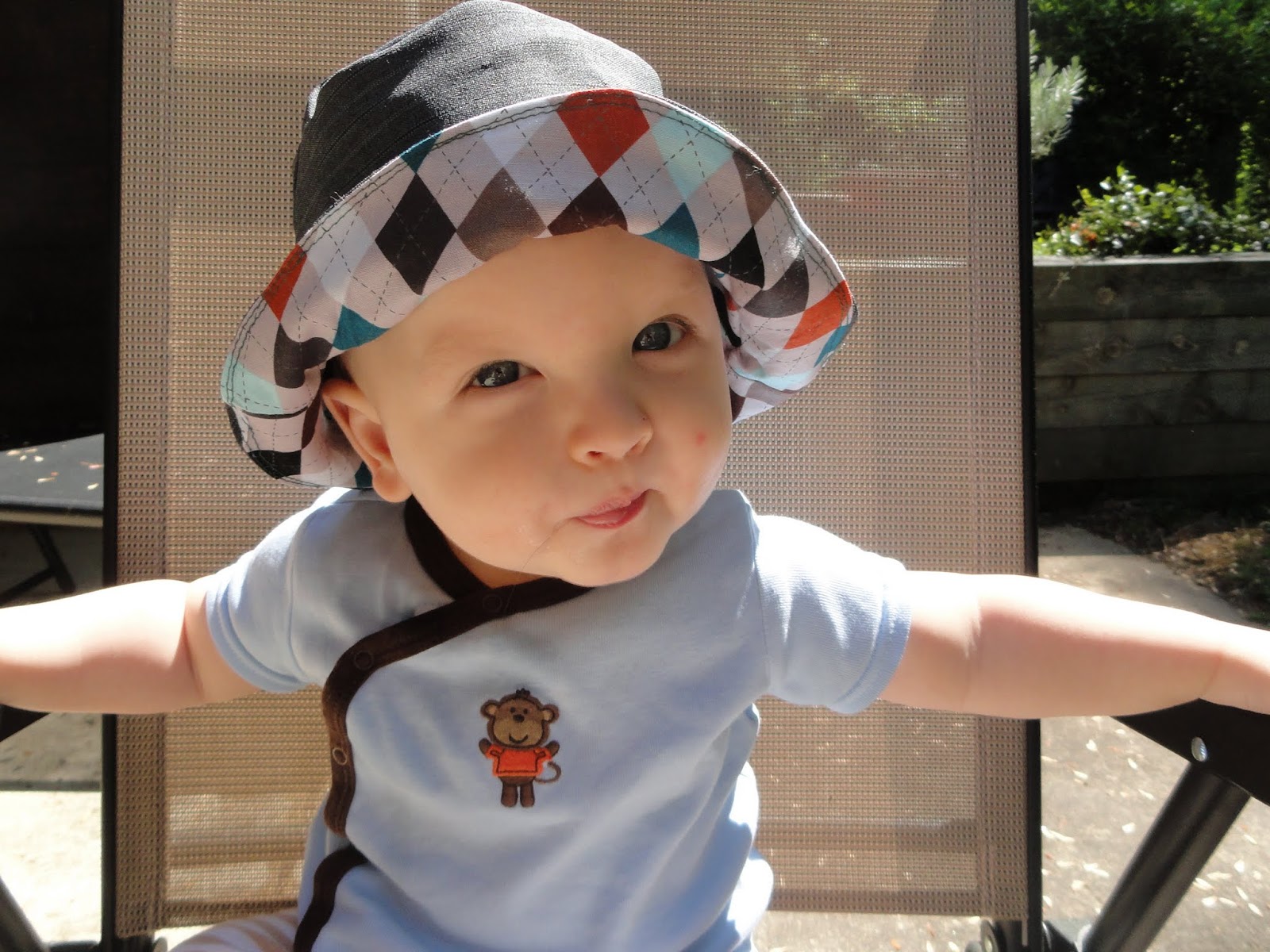 Reversible Toddler Bucket Hat for Baby G! DIY Danielle