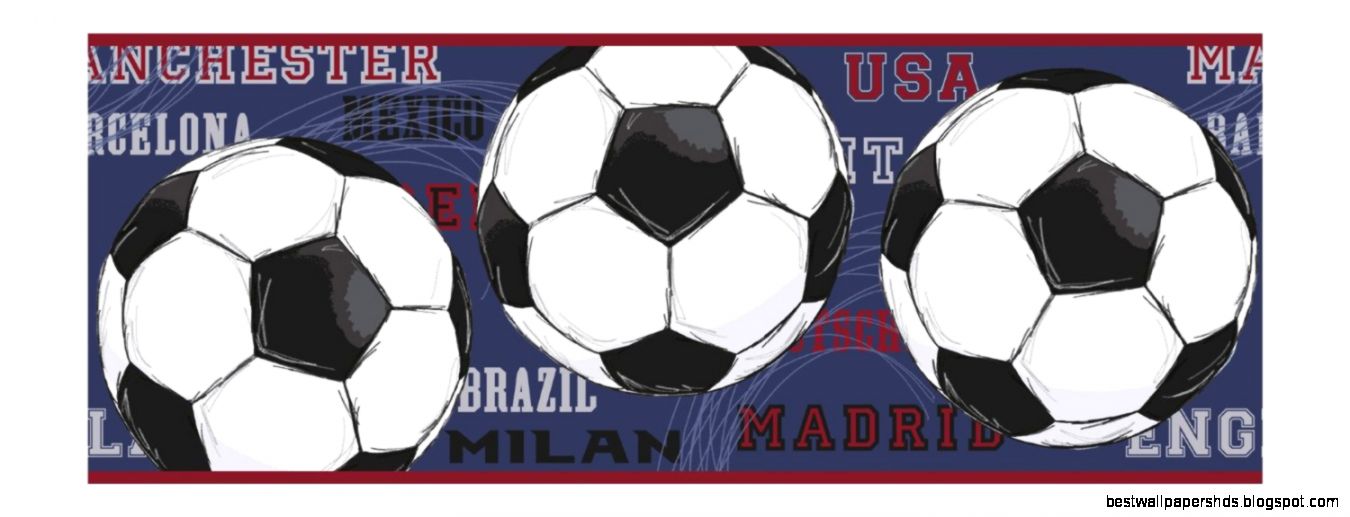 York Wallcoverings JE3540BD Cool Kids Soccer Border Classic York Wallcoverings JE3540BD Cool Kids Soccer Border Classic