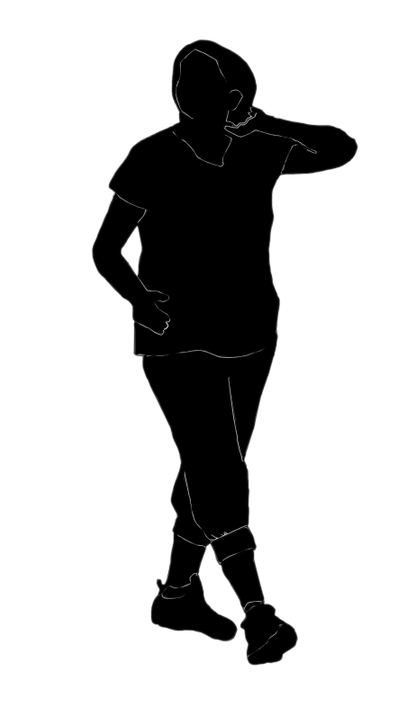 woman walking silhouette in sports shoes