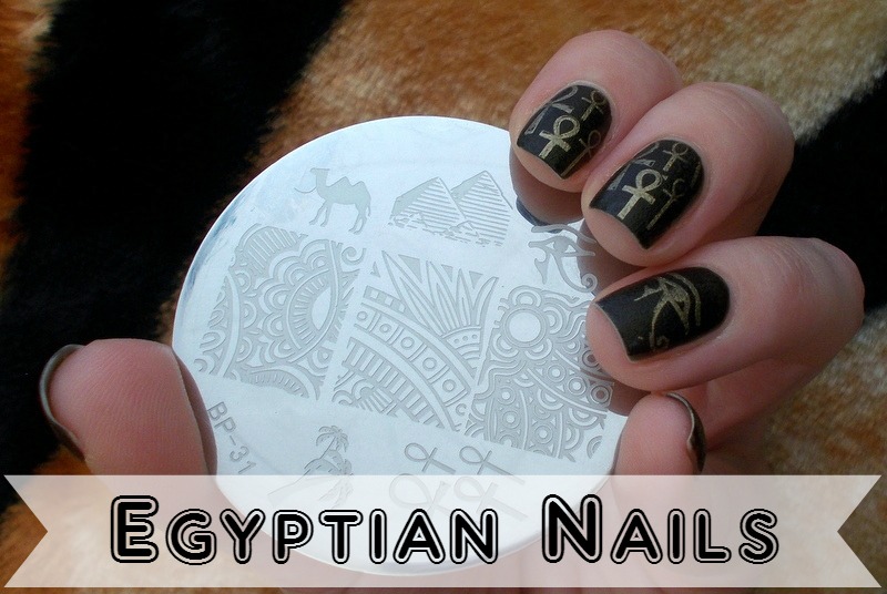2. Cleopatra Inspired Nails - wide 1