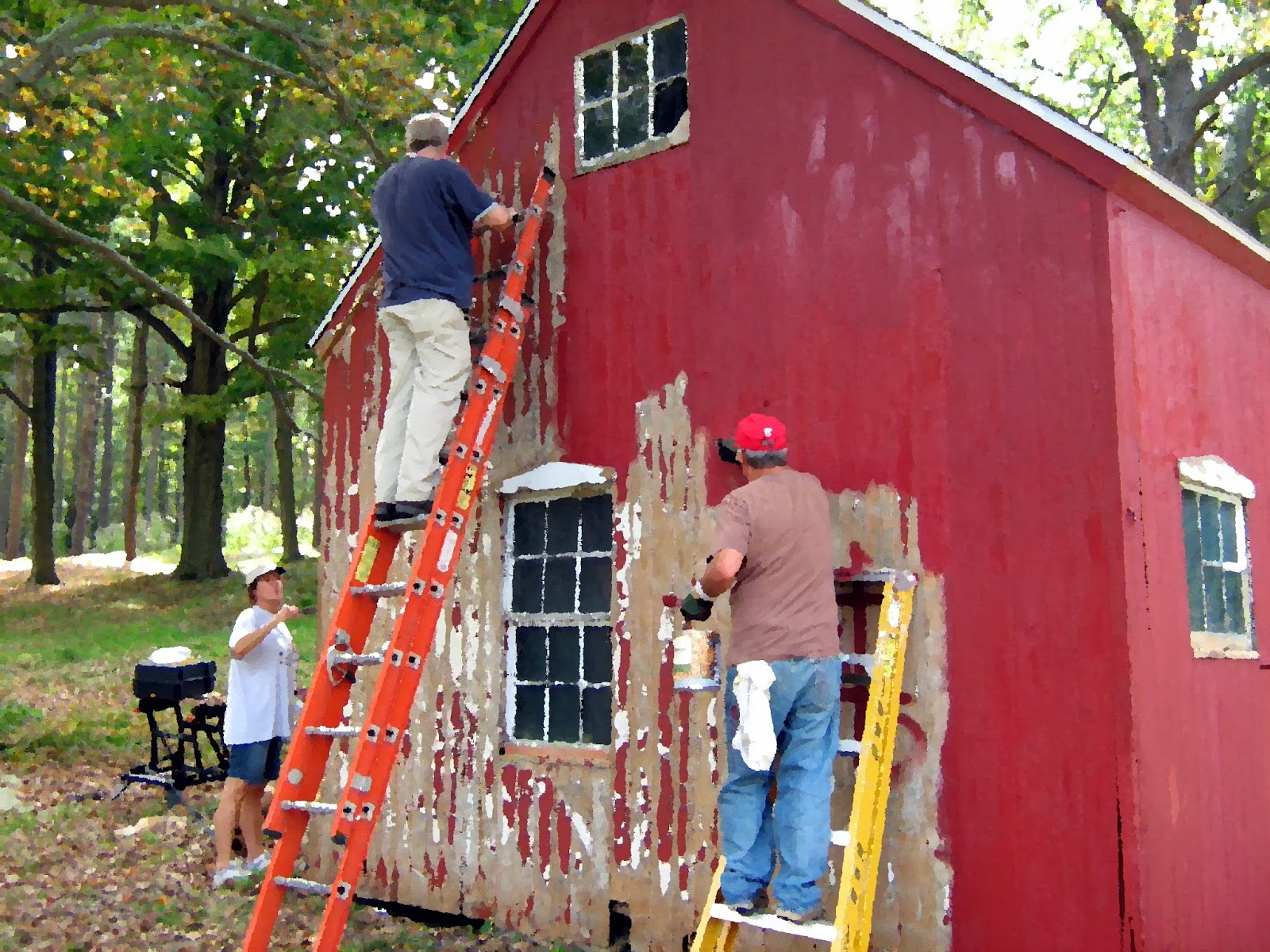 Shelton Trails Committee Paint the Barn this Saturday