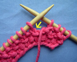 comment tricoter une maille double envers