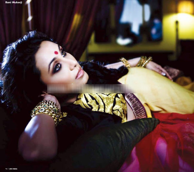 Rani in a traditonal indian look - (6) -  Rani Mukherjee’s  OK! India – September 2012