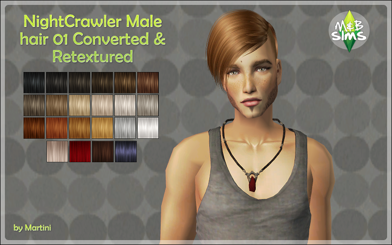 *Blog Gift* NightCrawler Male Hair 1 Converted AABG & Retextured by Martini NightCrawler+Male+hair+01+Converted+&+Retextured