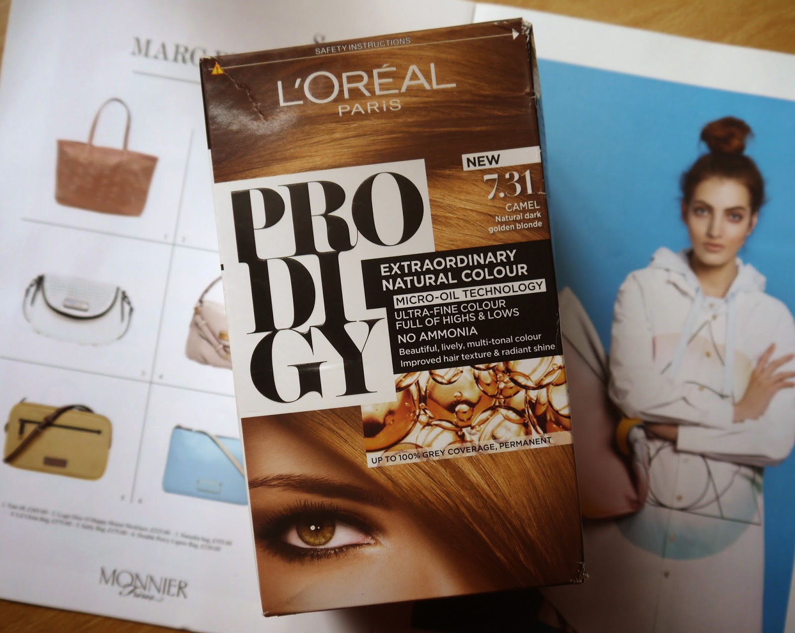 L'OREAL PRODIGY HAIR DYE IN 'CAMEL' Good Golly Miss Hollie