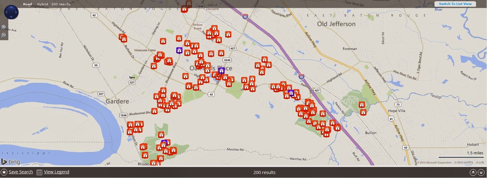 http://www.batonrougerealestatedeals.com/map/areas/22146/lulat/30.39450/lulong/-91.20232/rllat/30.30887/rllong/-90.93590/zoom/13/propertytype/SINGLE/cb0-0/SINGLE/minprice/200,000/listingtype/Resale%20New,Foreclosure%20Bank%20Owned,Short%20Sale/cb1-0/Resale%20New/cb1-1/Foreclosure%20Bank%20Owned/cb1-2/Short%20Sale/