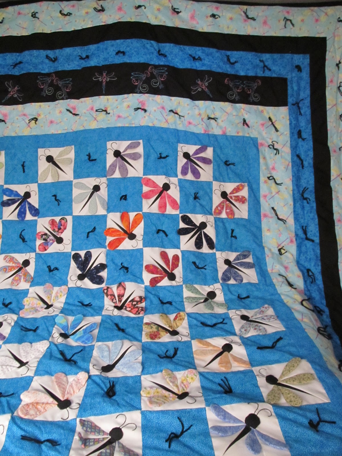 The Busy Bee's Dragonfly Quilt