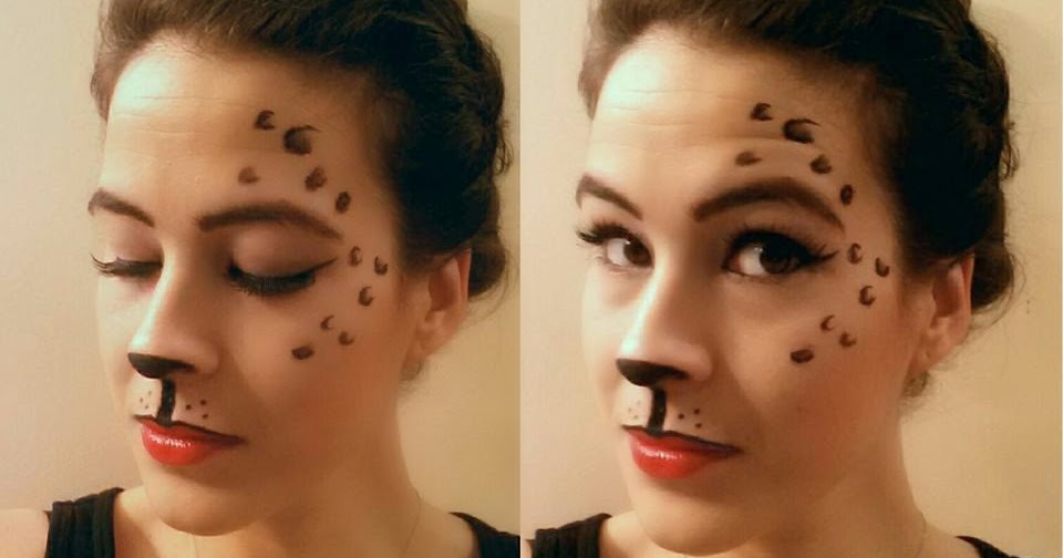 Upcy Cheetah (Must try MakeUp Looks to Try This Halloween).