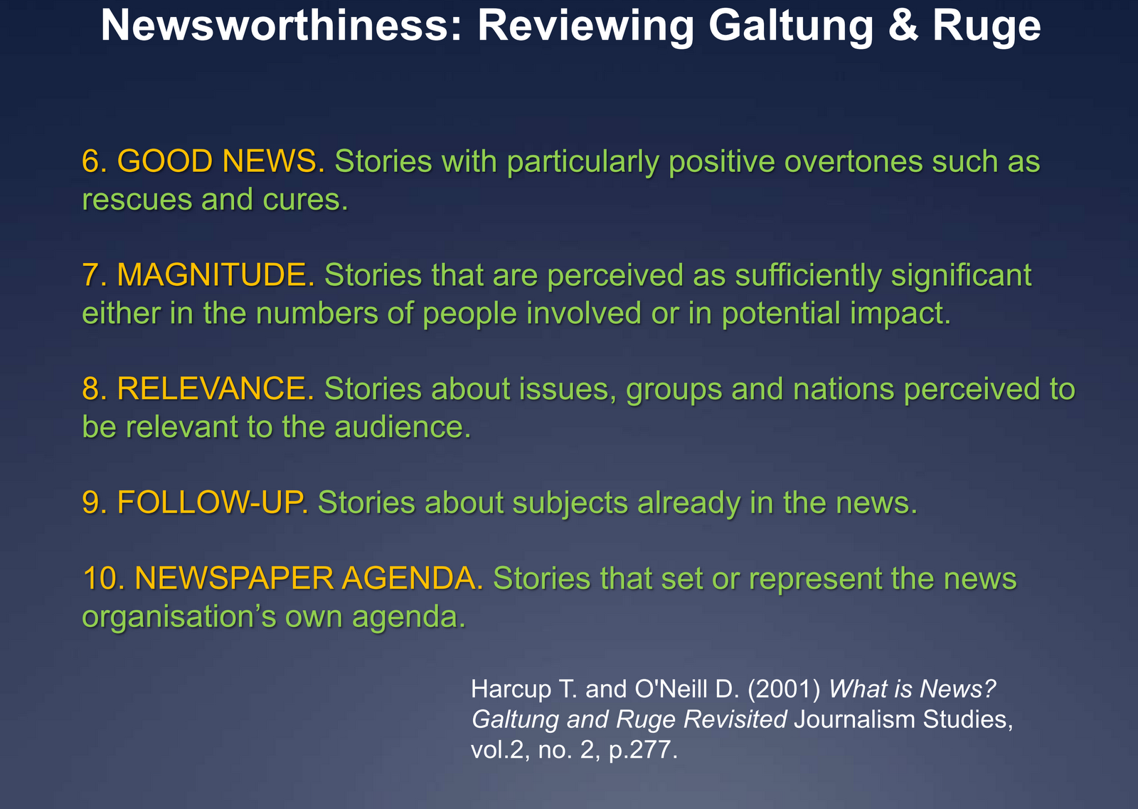 Miranda S Blog Lecture 9 News Values