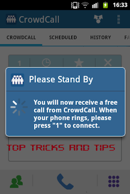 Top Tricks And Tips : CrowdCall in Progress