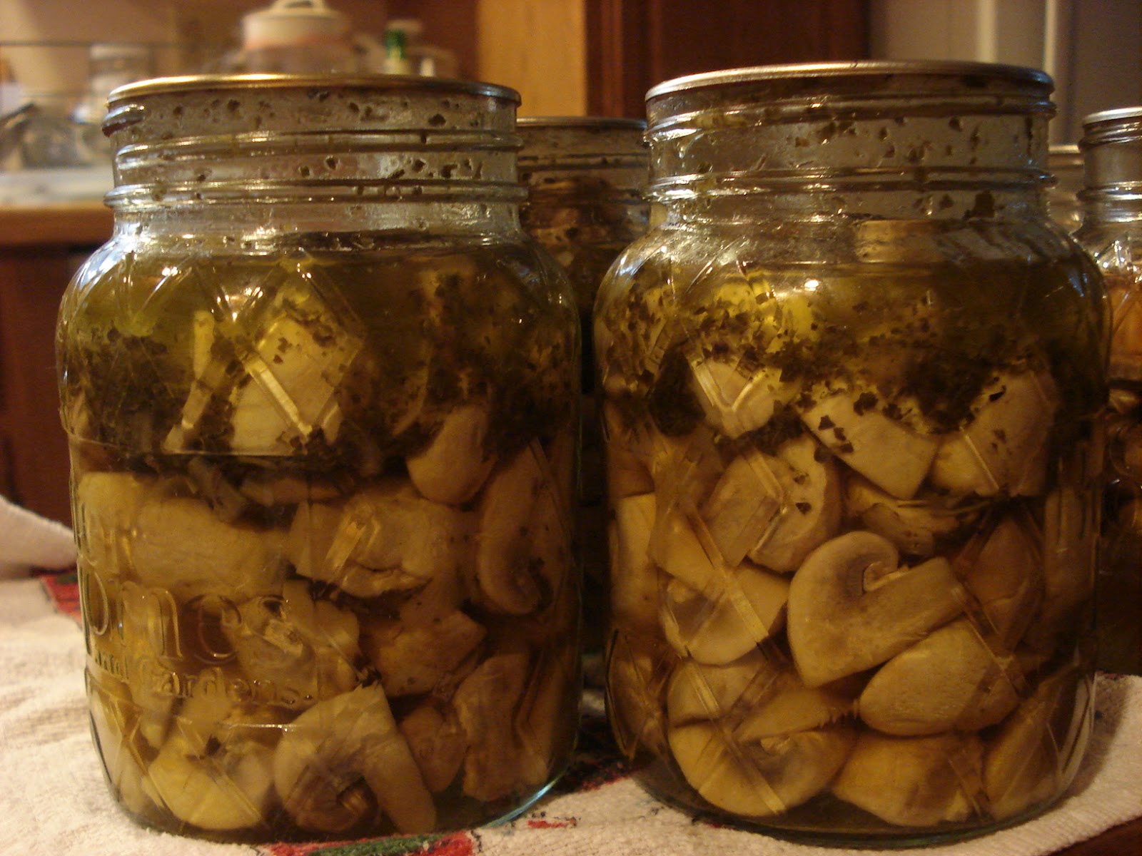Canning Homemade! Marinated Mushrooms Part 2 of Canning Mushrooms