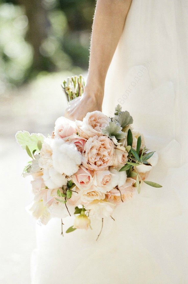 cotton wedding algodon bodas ideas flor bouquet planta