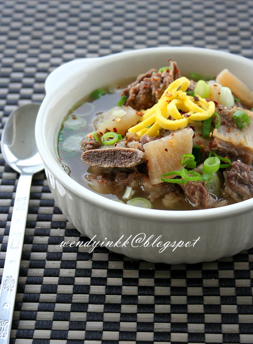 Table for 2.... or more Galbitang Korean Beef Rib Soup AFF Korean