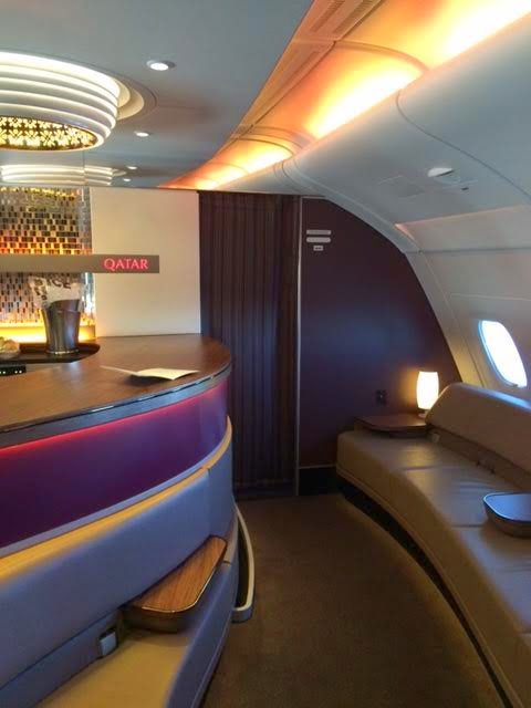 qatar airways a380 business class