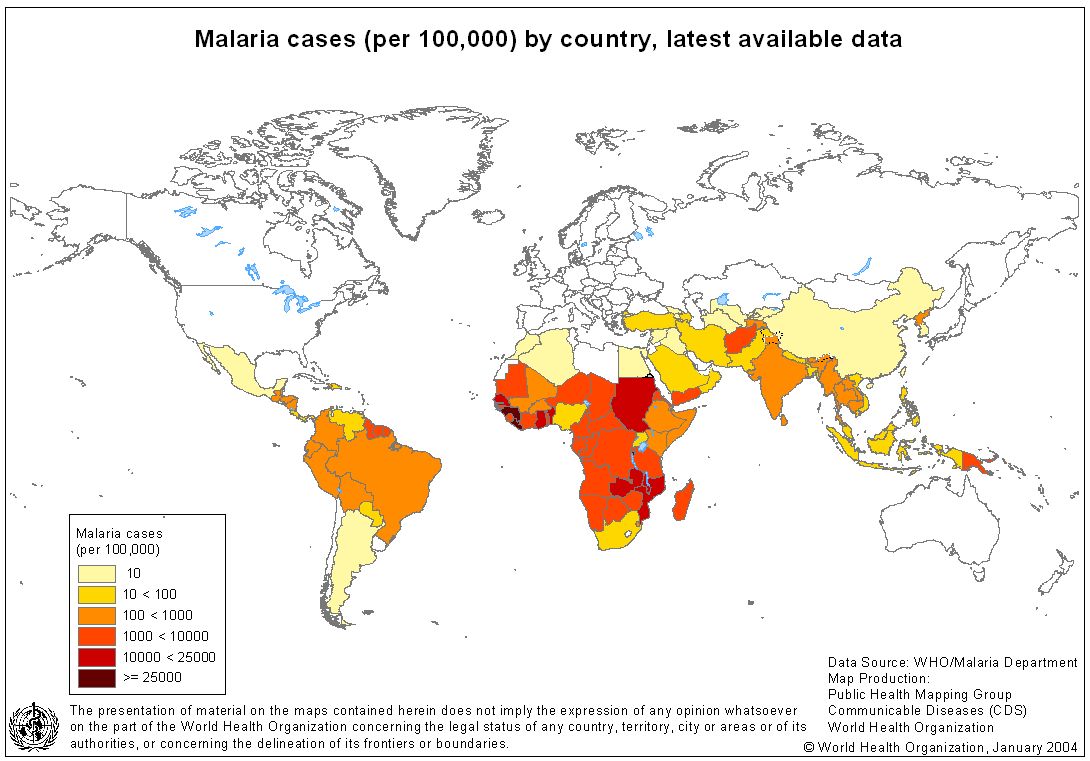 Zagrozenie malaria