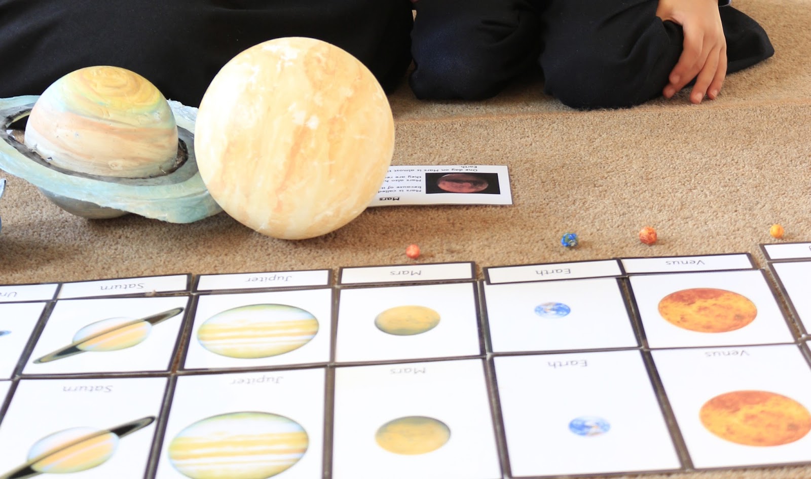 THE LEARNING ARK Elementary Montessori Great Lesson 1 Solar