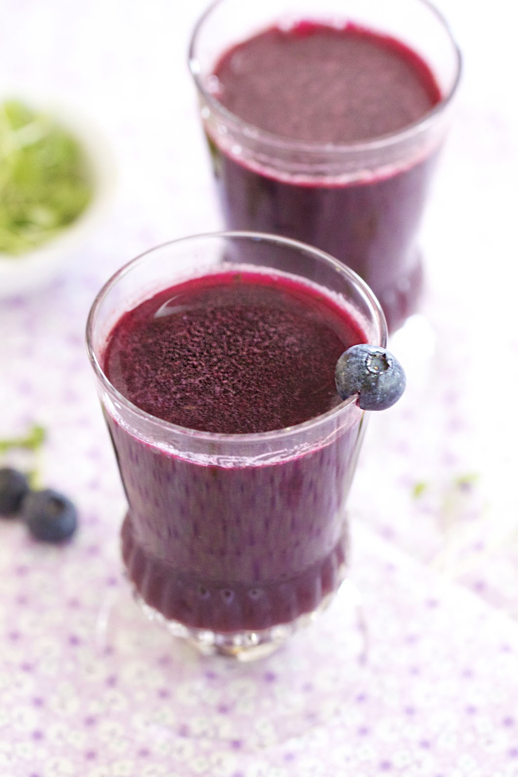 Epicurean Mom Micro Green Fruit and Veggie Juice {Purple Juice}
