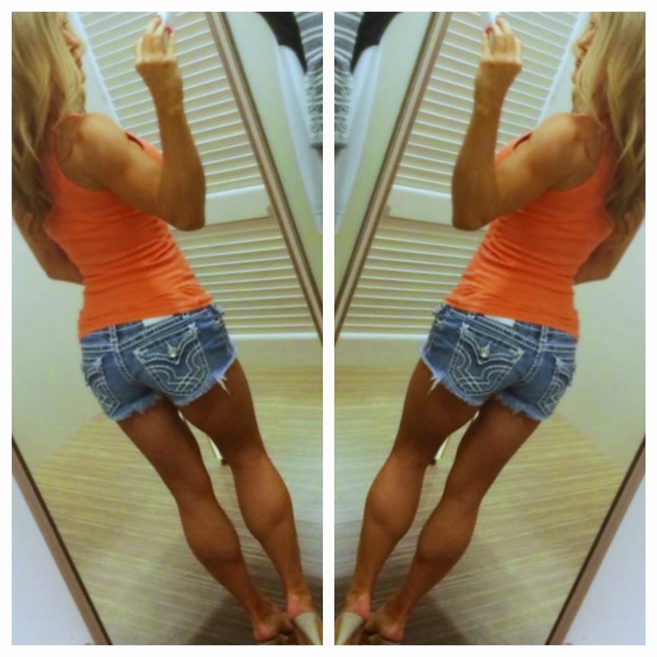 Her Calves Muscle Legs Nice Heart Shaped Calves