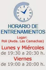 HORARIOS ENTRENAMIENTOS