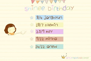 ♛ SHINee Member B'day ♛