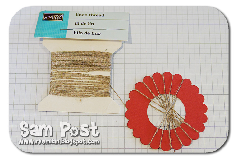 Ryemilan's Ramblings Twine Flower Photo Tutorial