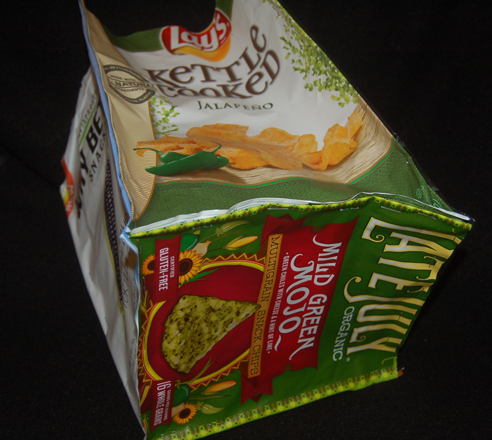 Lynn's Craft Blog Recycled Chip Bag Tote