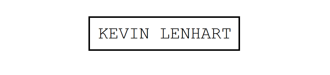 KEVIN LENHART