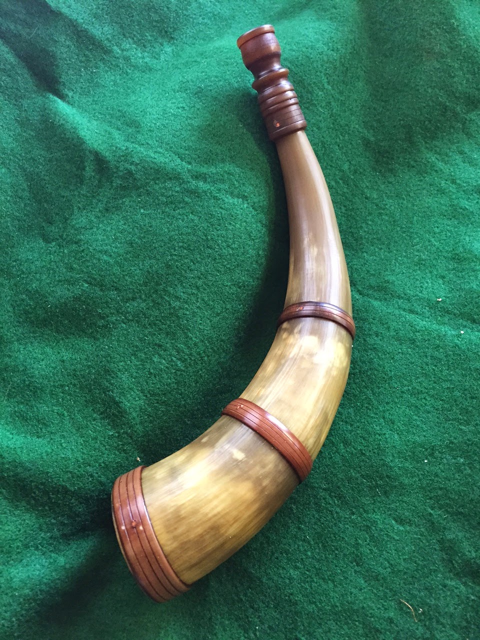 Contemporary Makers North Carolina Banded Fox Horn by Billy Griner