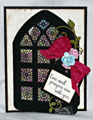 Stamps - Our Daily Bread Designs Cathedral Window Wood, Sharing your Sorrow, Quote Collection 3, ODBD Custom Cathedral Window and Border Dies, Recipe Card and Tags Die