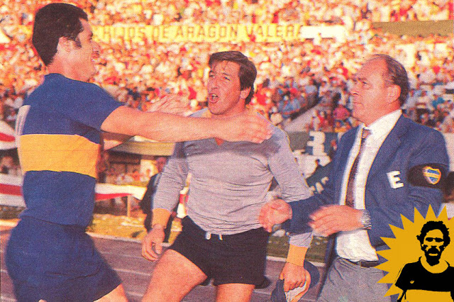 Las vueltas olímpicas de Boca en cancha de River Las vueltas olímpicas de Boca en cancha de River