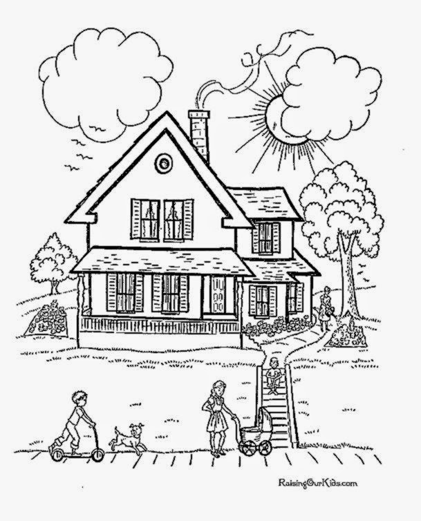 Download Free Printable Coloring Pages Of Haunted Houses ...