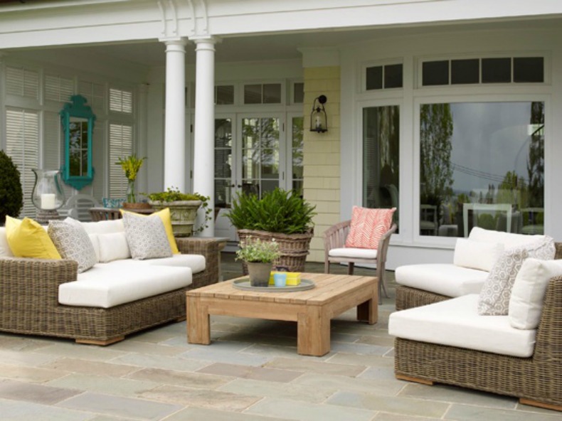 Coastal Home Inspirations on the Horizon Coastal outdoor spaces