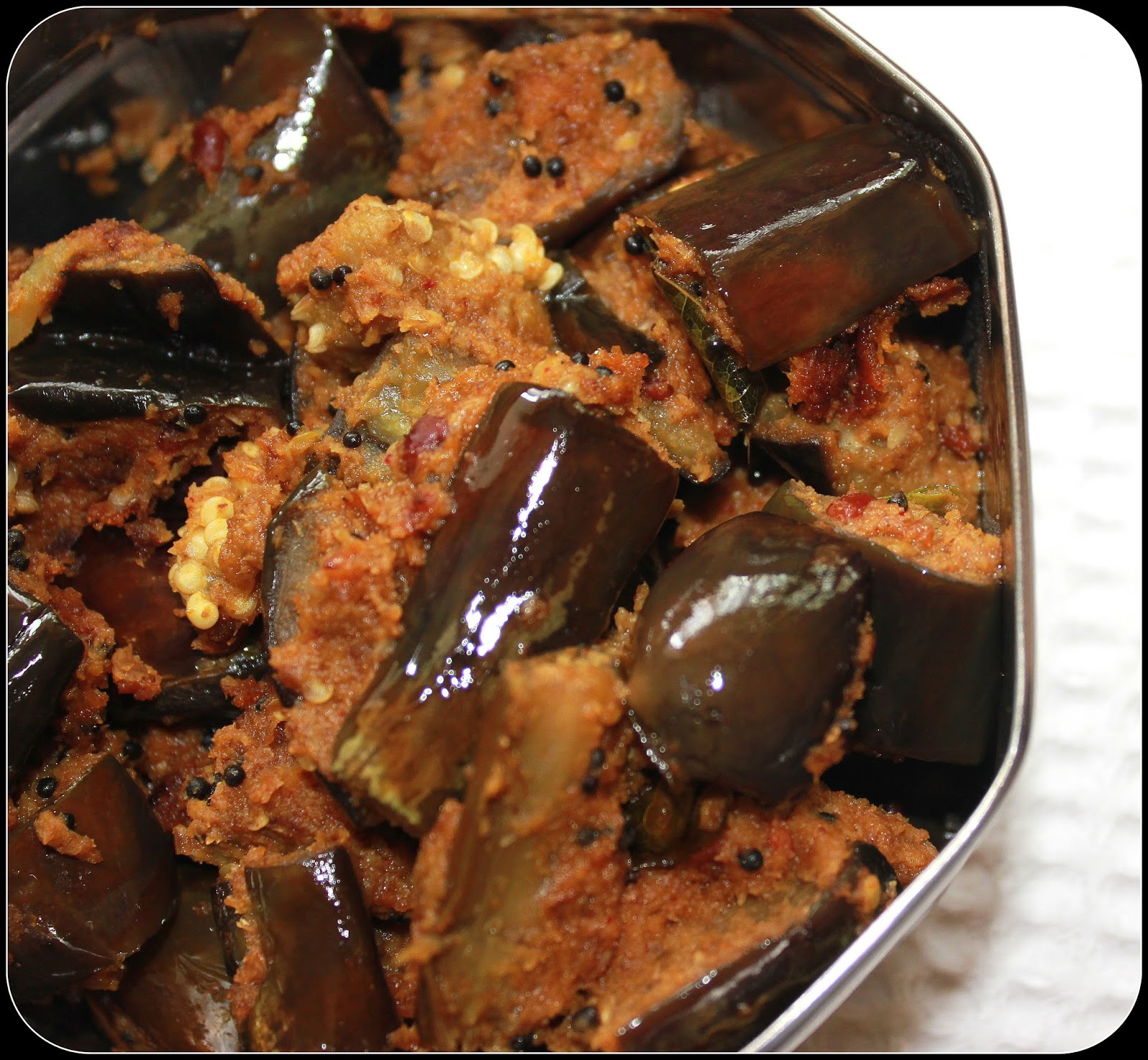 Lakshmi's Kitchen Brinjal Curry