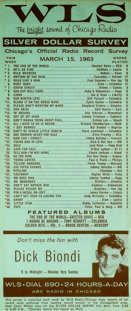forgotten hits wls wednesday