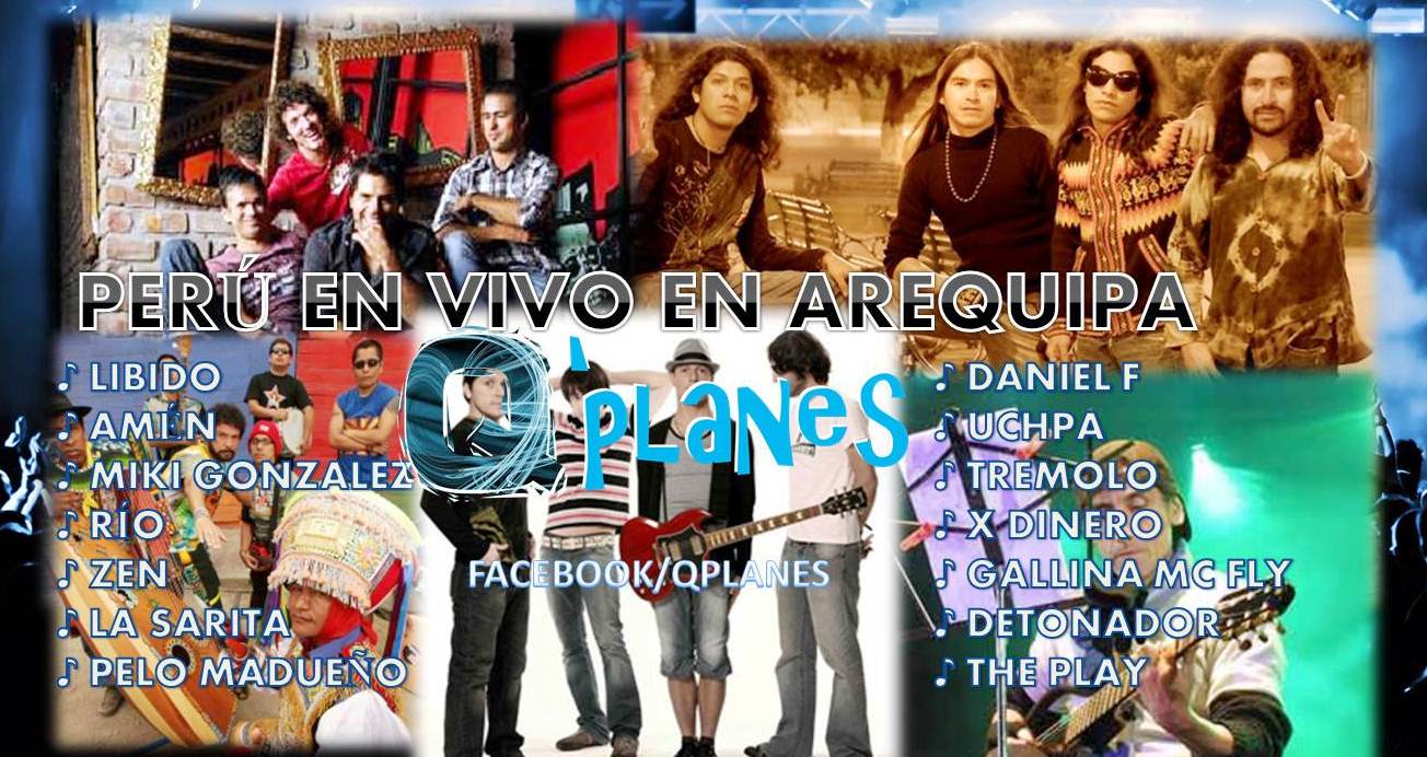 Perú en Vivo en Arequipa, Rock Nacional Venta de entradas (19 oct) Revista Q Planes