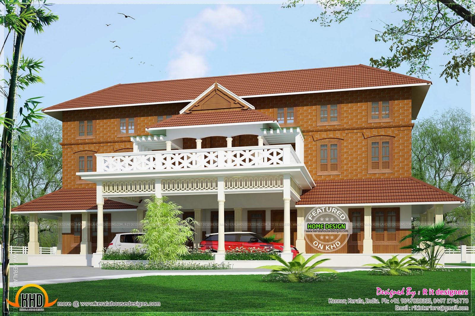 Traditional luxury house in Kerala - Kerala home design and floor plans