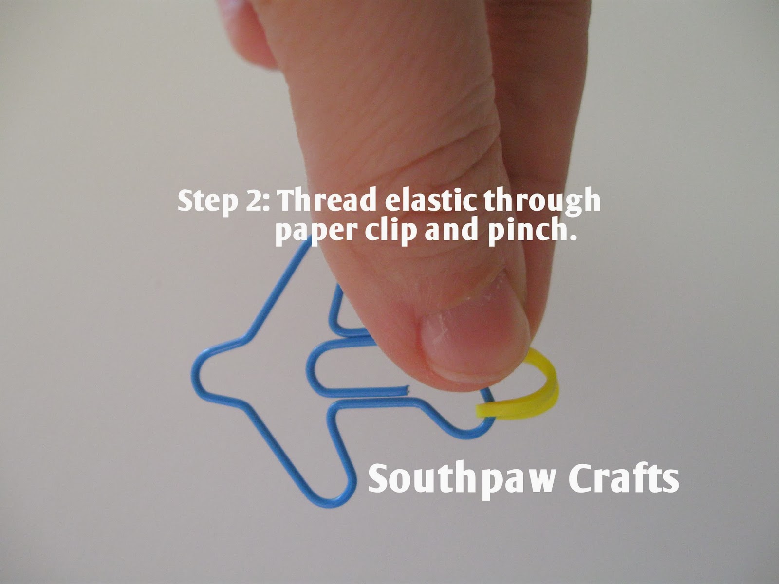 Southpaw Crafts Paper Clip Elastic Band Bracelets No Loom Required
