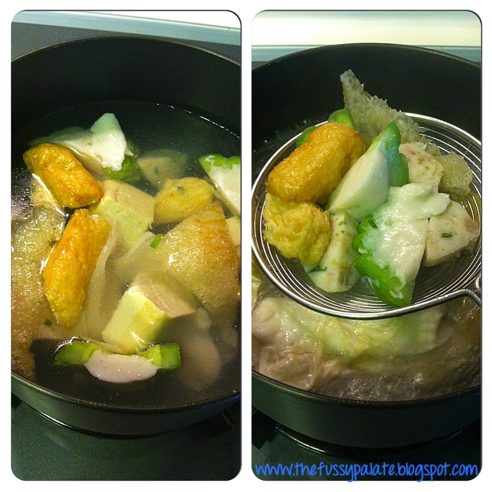 The Fussy Palate Yong Tau Fu in Black Bean Sauce 娘豆腐炒黑豆酱