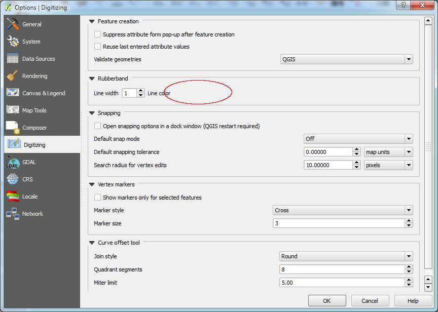dominoc925 Change the dynamic rubber band display of features being