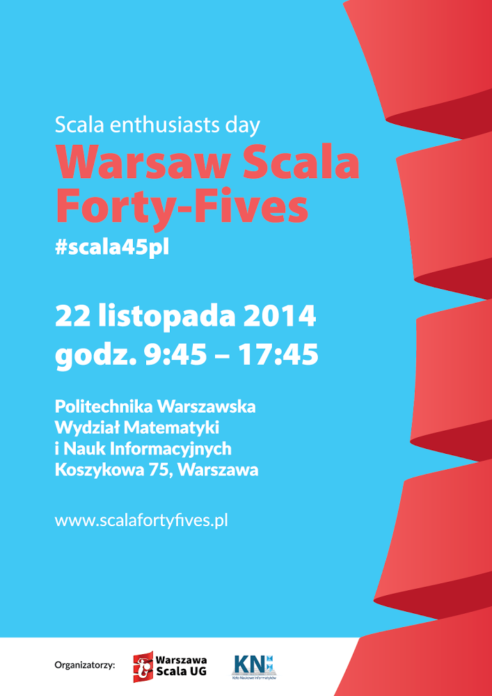 Po Warsaw Scala FortyFives #scala45pl - Scala enthusiasts day w Warszawie