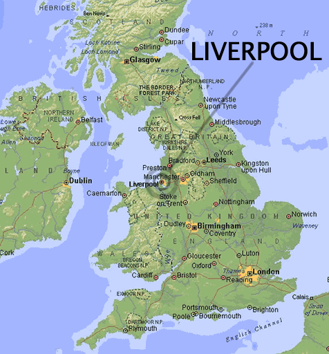 news tourism world: Map of Liverpool City Pictures