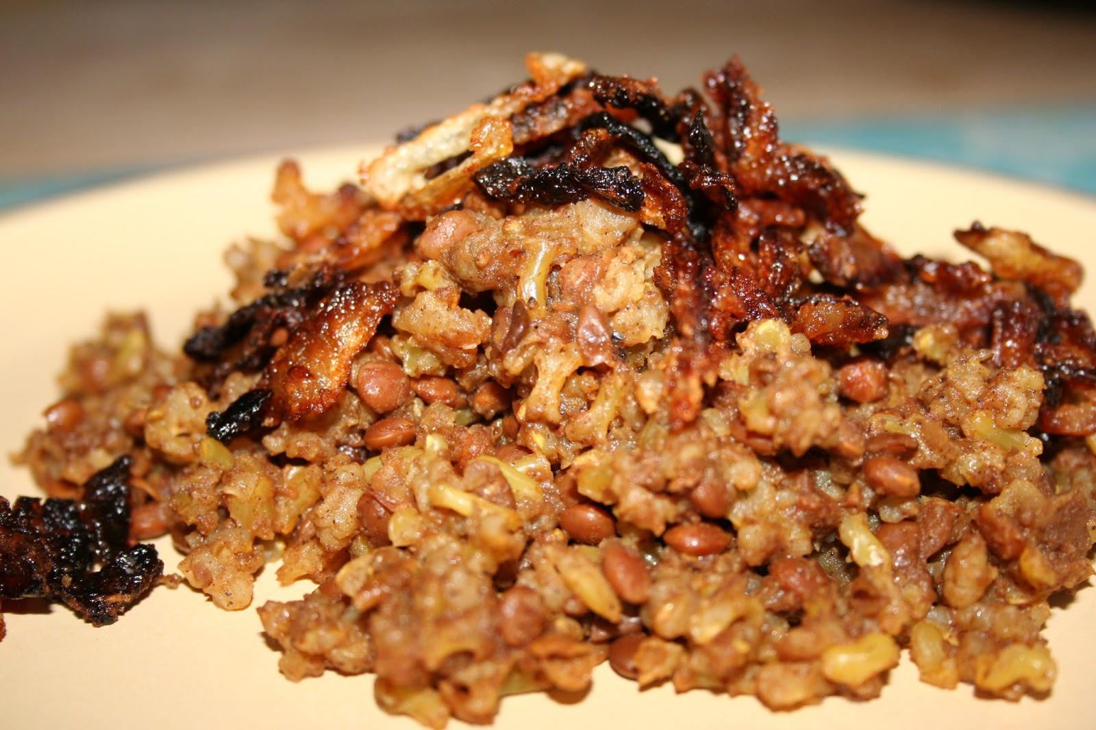 Richler Recipes Mejadra (MiddleEastern Spiced Rice and Lentils)